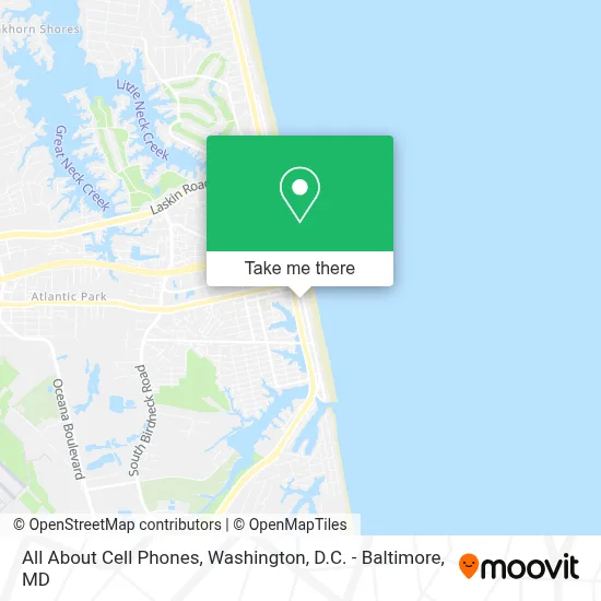 All About Cell Phones map