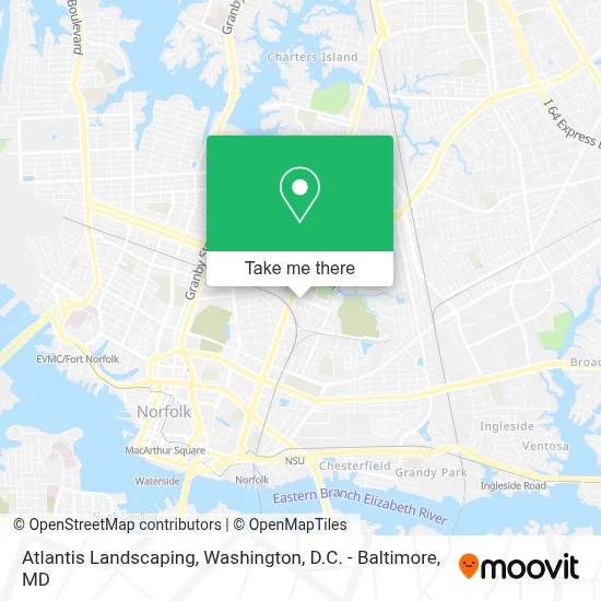 Atlantis Landscaping map