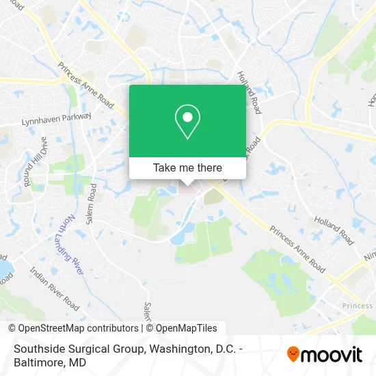 Southside Surgical Group map