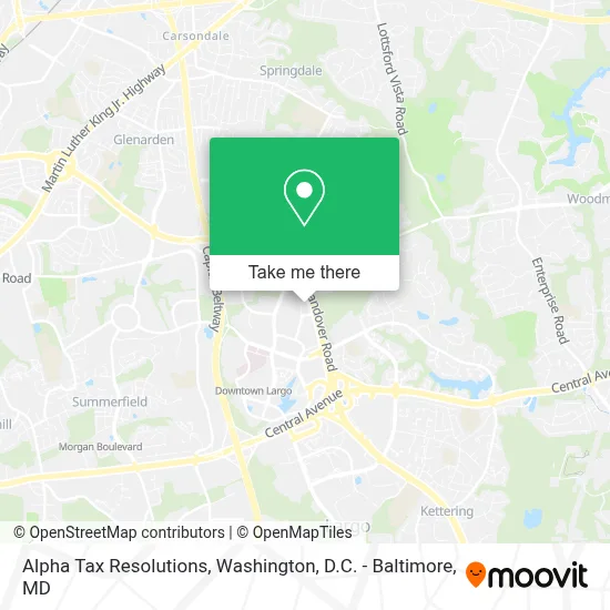 Alpha Tax Resolutions map