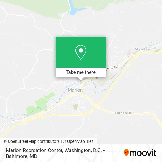 Marion Recreation Center map
