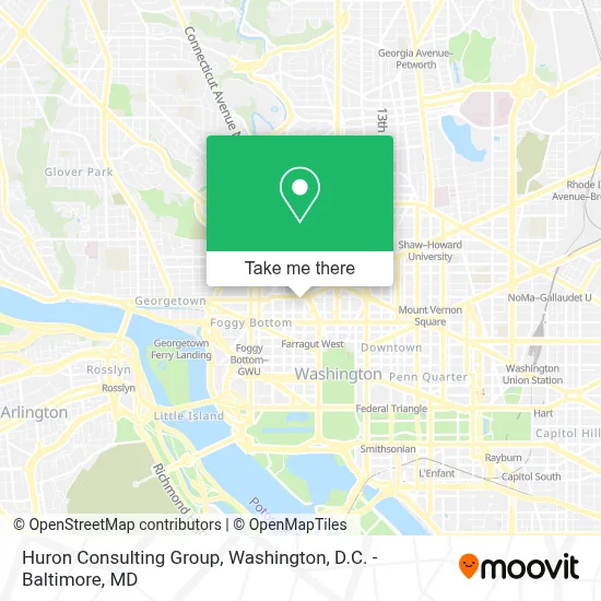 Huron Consulting Group map