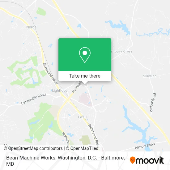 Bean Machine Works map