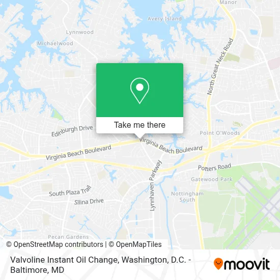 Valvoline Instant Oil Change map