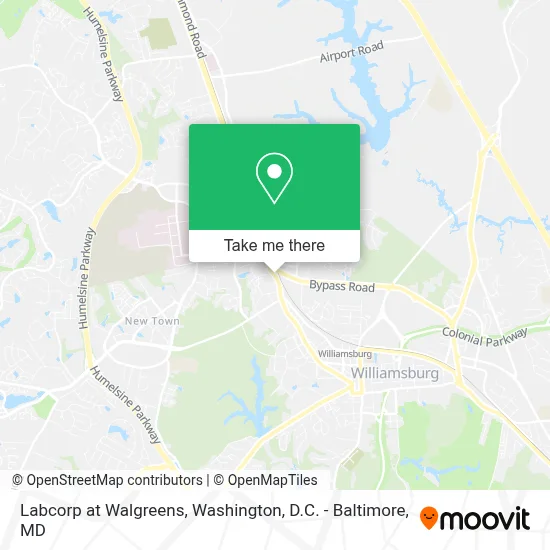 Labcorp at Walgreens map