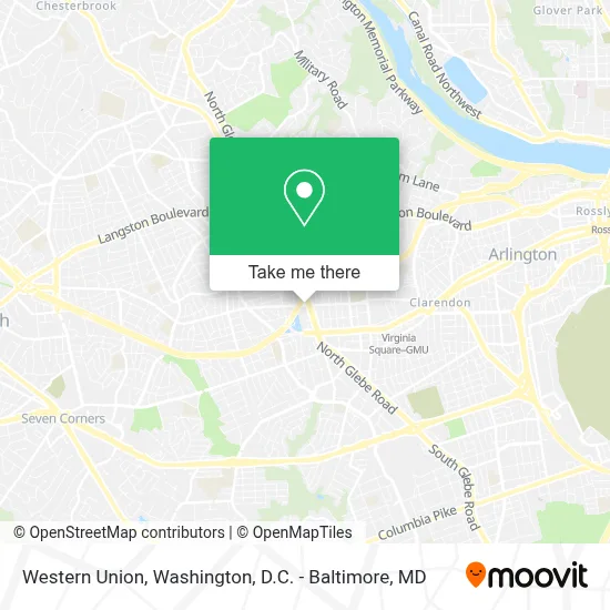 Western Union map