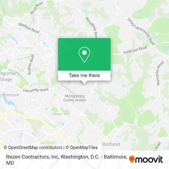 Rezen Contractors, Inc map