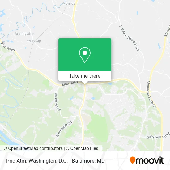 Pnc Atm map
