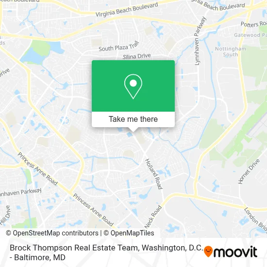 Brock Thompson Real Estate Team map