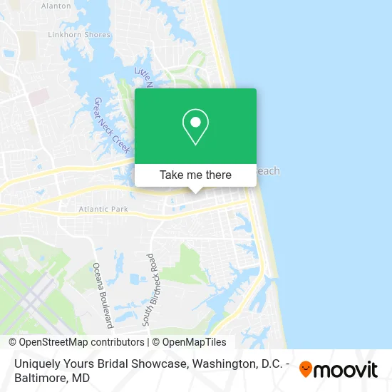 Uniquely Yours Bridal Showcase map
