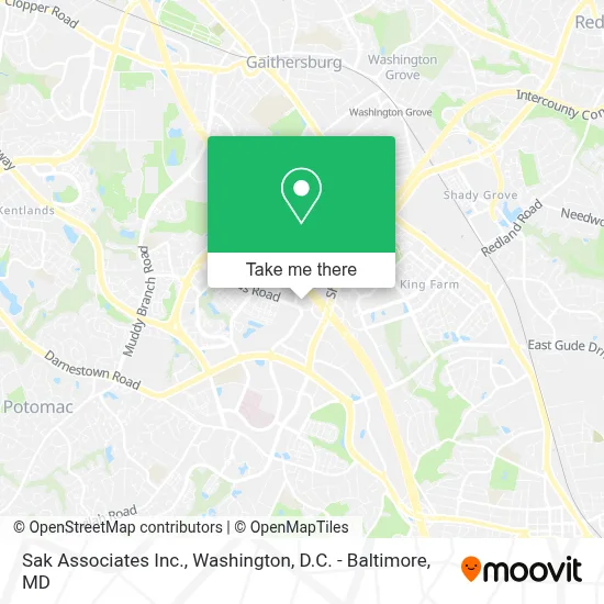 Sak Associates Inc. map