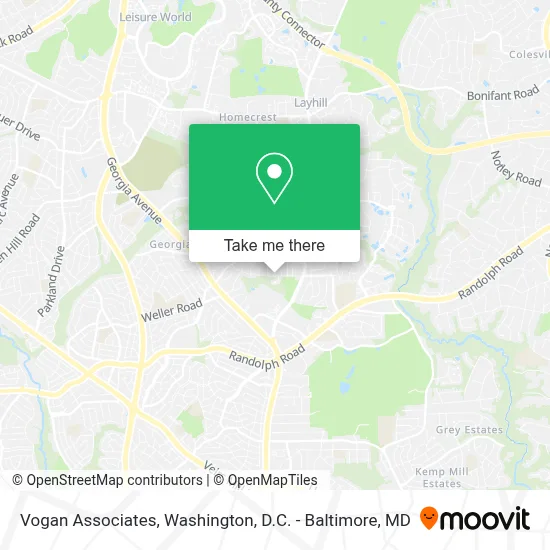 Vogan Associates map