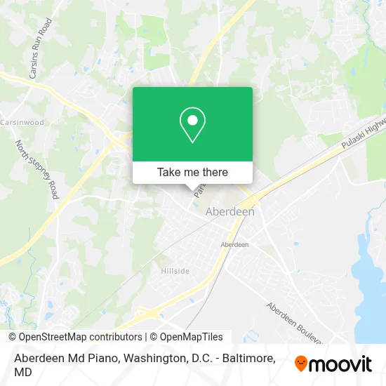 Aberdeen Md Piano map