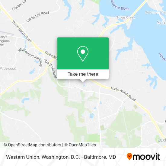 Western Union map