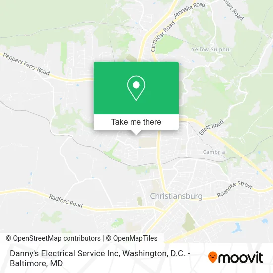 Danny's Electrical Service Inc map