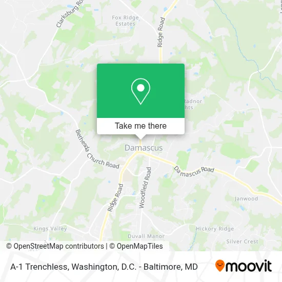 A-1 Trenchless map