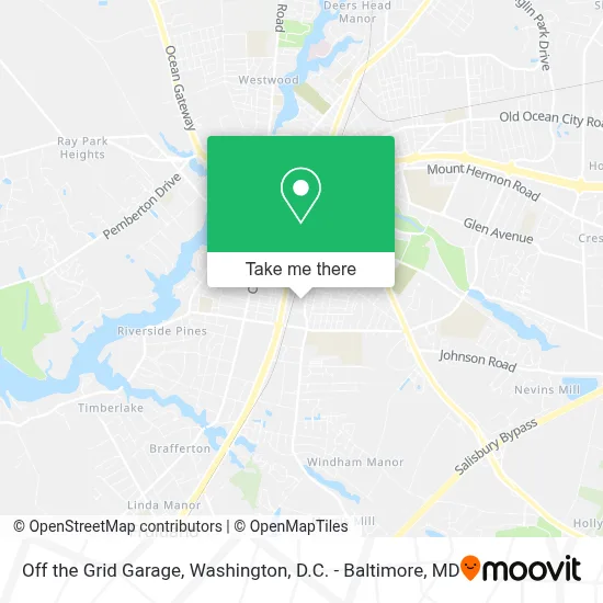 Off the Grid Garage map