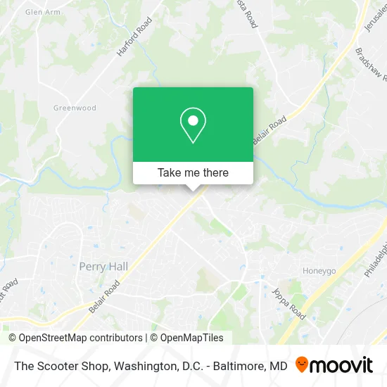 The Scooter Shop map