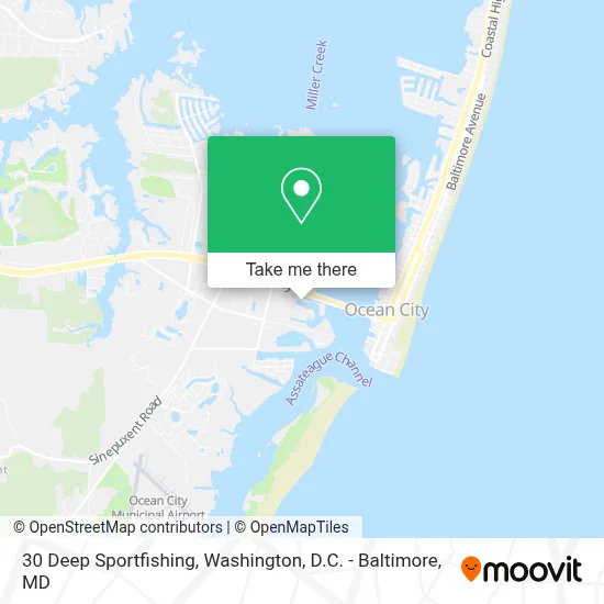 30 Deep Sportfishing map