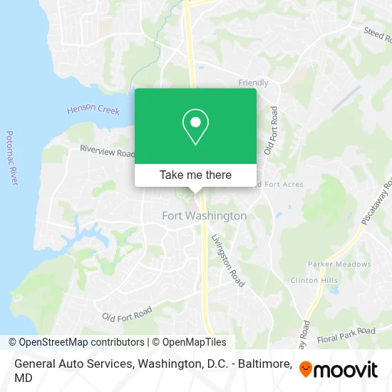 General Auto Services map