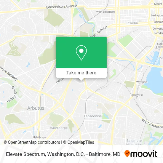 Elevate Spectrum map