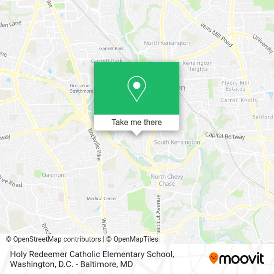 Holy Redeemer Catholic Elementary School map