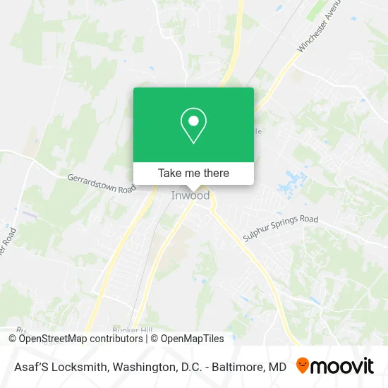 Asaf’S Locksmith map