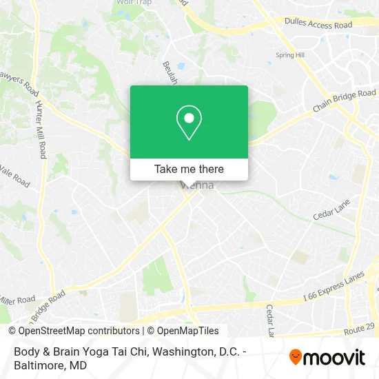Body & Brain Yoga Tai Chi map