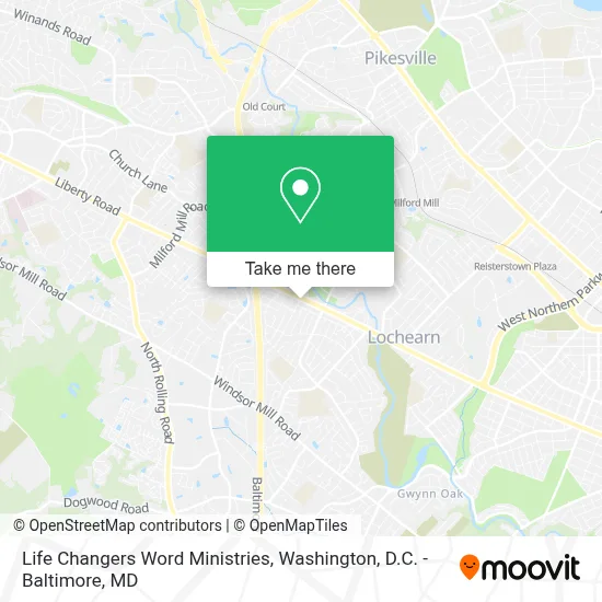 Life Changers Word Ministries map