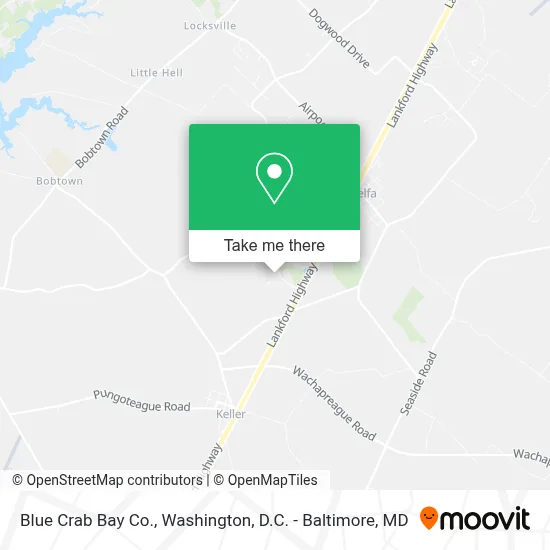 Blue Crab Bay Co. map