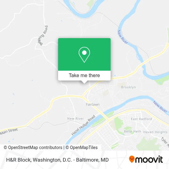 H&R Block map