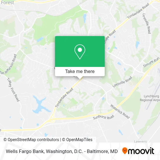 Wells Fargo Bank map