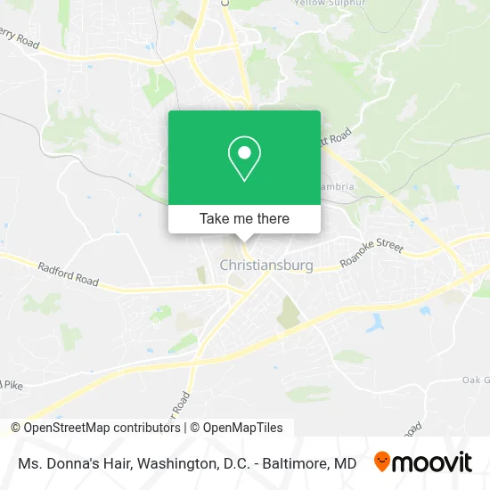 Ms. Donna's Hair map
