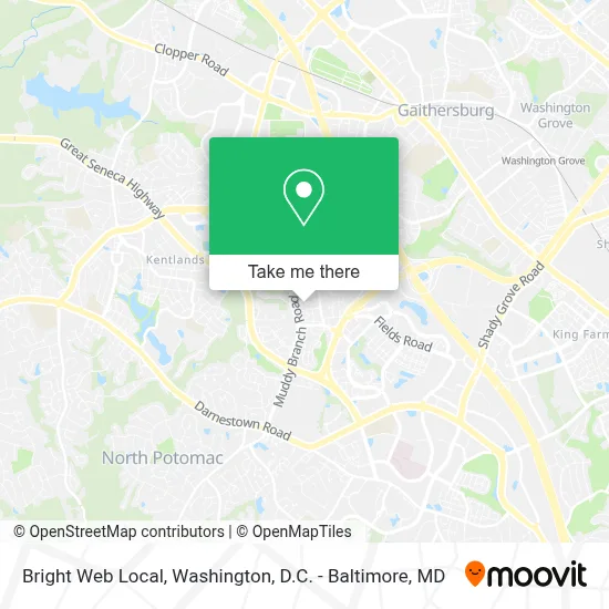Bright Web Local map
