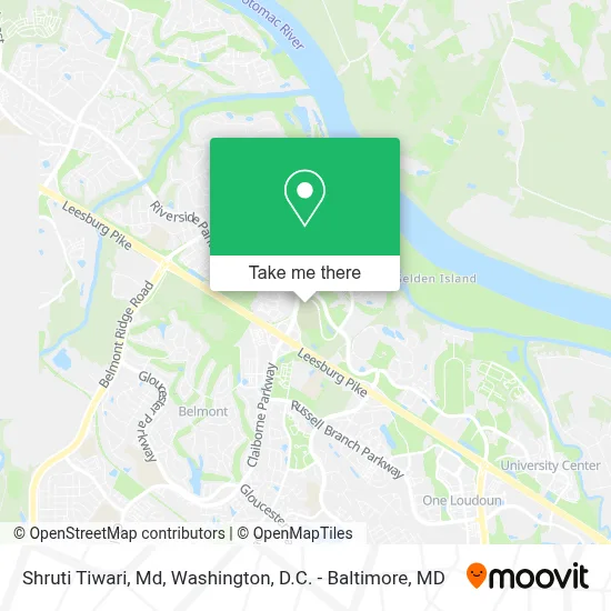 Shruti Tiwari, Md map