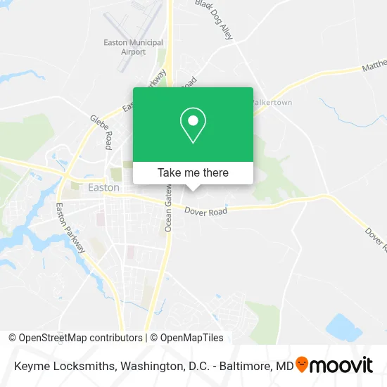 Keyme Locksmiths map