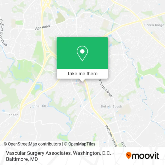 Vascular Surgery Associates map