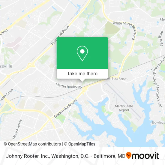 Johnny Rooter, Inc. map