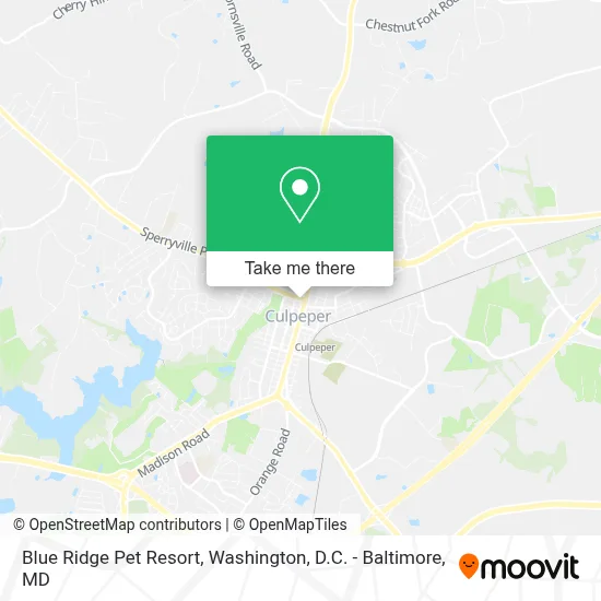 Blue Ridge Pet Resort map