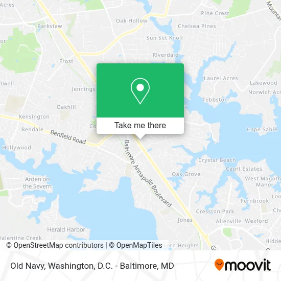 Old Navy map