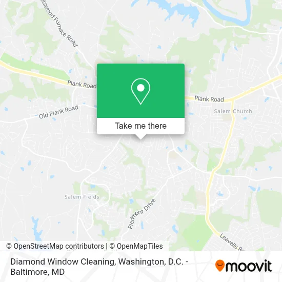 Diamond Window Cleaning map