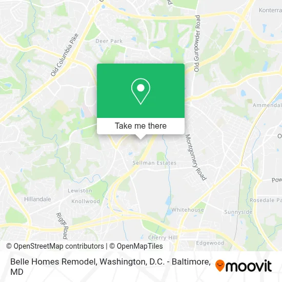 Belle Homes Remodel map