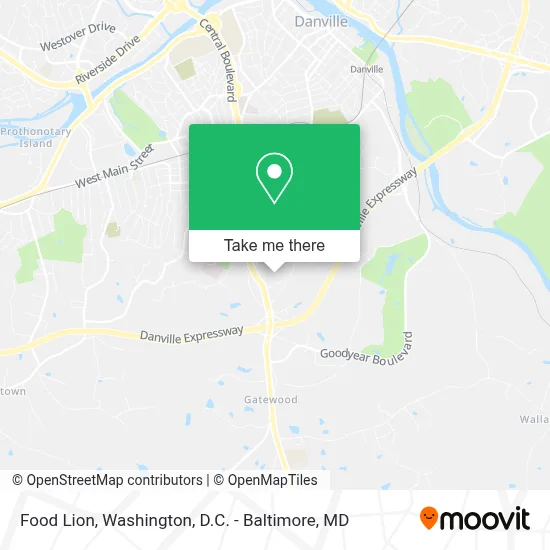 Food Lion map