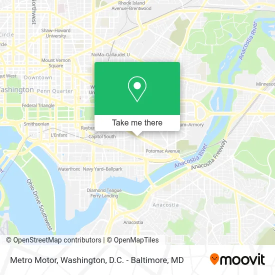 Metro Motor map