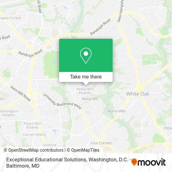 Exceptional Educational Solutions map