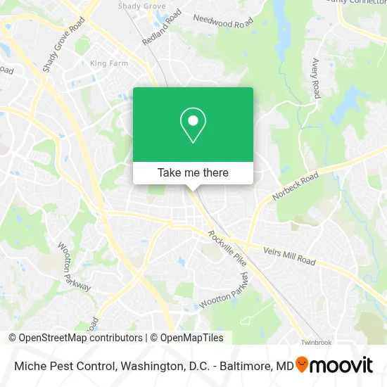 Miche Pest Control map