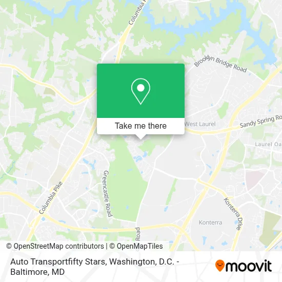 Auto Transportfifty Stars map