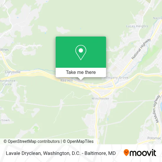 Lavale Dryclean map
