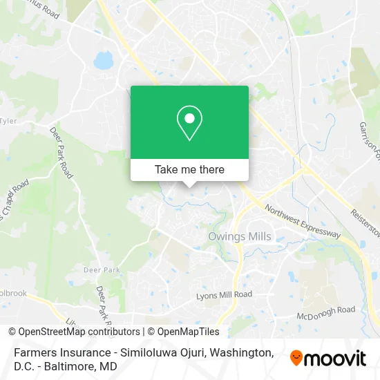 Farmers Insurance - Similoluwa Ojuri map