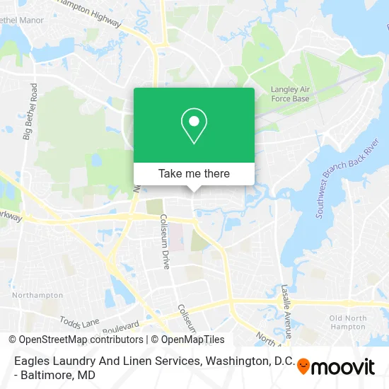 Eagles Laundry And Linen Services map